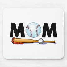 Mamã do basebol mouse pads