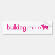 Mamã do buldogue francês adesivos