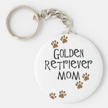 Mamã do golden retriever chaveiros