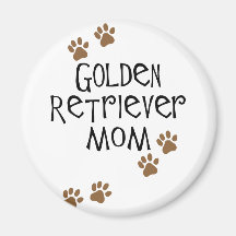 Mamã do golden retriever imãs
