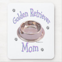 Mamã do golden retriever mouse pad