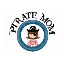 Mamã do pirata cartões postais