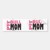 Mamã do pitbull adesivos