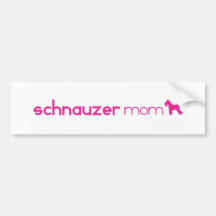 Mamã do Schnauzer Adesivos