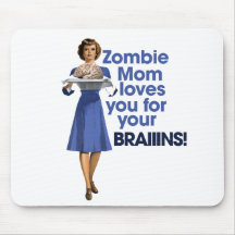 Mamã do zombi mousepad