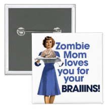 Mamã do zombi pins