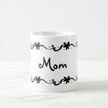Mamã floral caneca