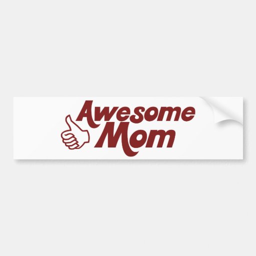 Mam u00e3 impressionante para o dia das m u00e3es adesivo Zazzle Como Fazer Adesivos De Oncinha ~ Mam u00e3 impressionante para o dia das m u00e3es adesivo Zazzle