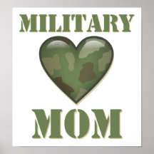 Mamã militar impressão