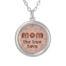 mamã o herói verdadeiro bijuterias personalizadas