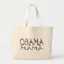 Mama sacola de Obama Bolsa De Lona