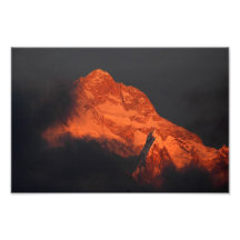 Manaslu Alpenglow Fotografia