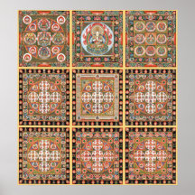 Mandala de Kongokai Posters