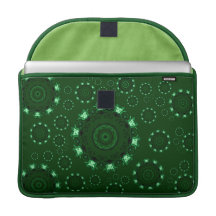 Mandala de Lotus (Henna) (verde) Bolsas MacBook Pro
