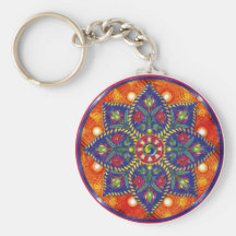 Mandala mágica - chaveiro