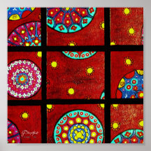 Mandalas no movimento posters