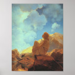 Manhã (primavera), belas artes de Maxfield Parrish Pôsteres