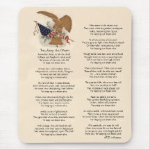 Mantêm o sonho - Eagle, bandeira e Bell Mousepads
