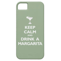 Mantenha a calma e beba uma Margarita (verde pálid Capa iPhone 5 Case-Mate