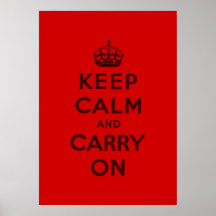 mantenha a calma e continue o original poster