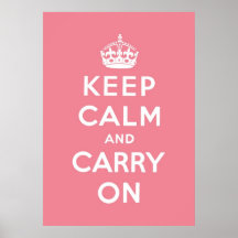 mantenha a calma e continue o original poster