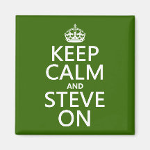 Mantenha a calma e o Steve em (alguma cor) Ima