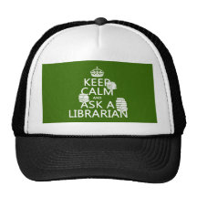 Mantenha a calma e pergunte a um bibliotecário (al bonés