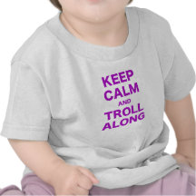 Mantenha a calma e pesque-a à linha avante camisetas