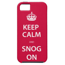 Mantenha a calma e Snog no caso do iphone 5 Capa De iPhone 5 Case-Mate
