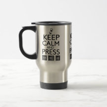 Mantenha o controle Alt calmo e da imprensa e supr Caneca