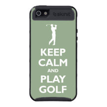 Mantenha o golfe da calma e do jogo (verde pálido)