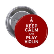 Mantenha o violino da calma e do jogo botons