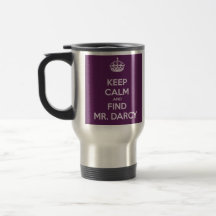 Mantenha Sr. Darcy Jane Austen calmo e do achado Caneca