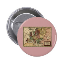 Mapa 1721 de Europa Boton