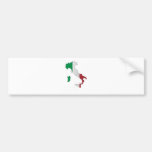 Mapa da bandeira de Italia Adesivos