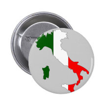 Mapa da bandeira de Italia Botons