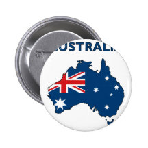 Mapa de Austrália Pins
