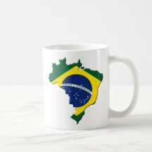 Mapa de Brasil Canecas