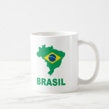 Mapa de Brasil Canecas