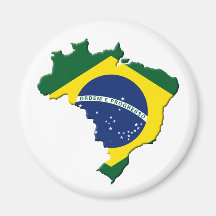Mapa de Brasil Imãs De Geladeira
