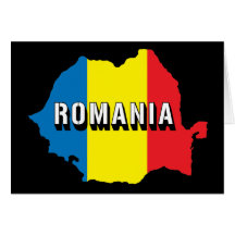 Mapa de Romania Cartões