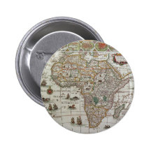 Mapa de Velho Mundo antigo de África, C. 1635 Boton