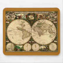 Mapa de Velho Mundo Mousepad