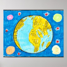 Mapa do mundo posteres