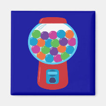 Máquina de Gumball dos doces Imas De Geladeira