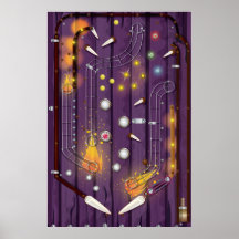 Máquina de Pinball Poster
