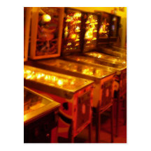 Máquinas de Pinball Cartão Postal