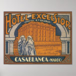 Maravalhas Casablanca do hotel Posters