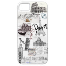 Maravilhas de Europa iPhone 5 Capas