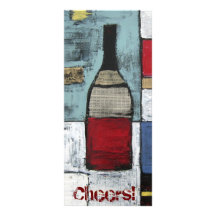 Marcador da degustação de vinhos panfletos informativos
